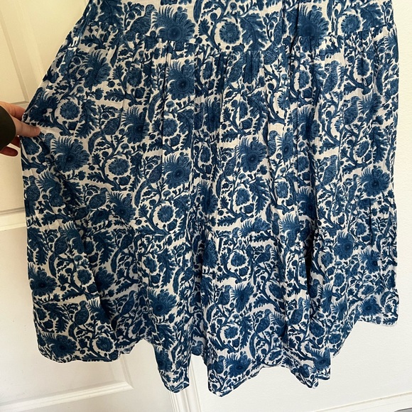 PHILIPPA 1970 VESTIDO JAIPUR AZUL MIDI DRESS - Picture 6 of 9